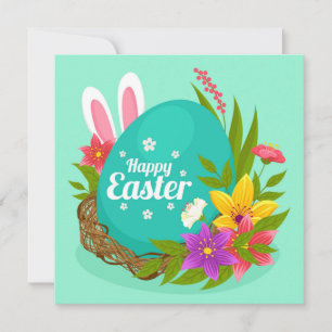 Festiva Tarjeta de vacaciones Cuta de Pascua