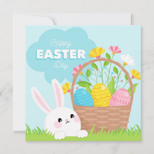 Festiva Tarjeta de vacaciones Cuta de Pascua