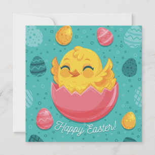 Festiva Tarjeta de vacaciones Cuta de Pascua