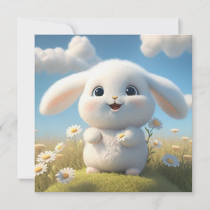 Festiva Tarjeta de vacaciones Cuta de Pascua