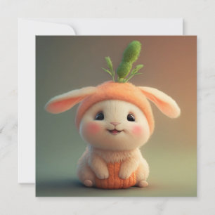 Festiva Tarjeta de vacaciones Cuta de Pascua