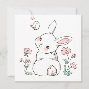 Festiva Tarjeta de vacaciones Cuta de Pascua