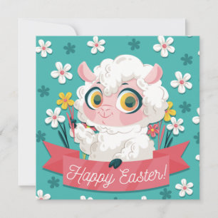 Festiva Tarjeta de vacaciones Cuta de Pascua