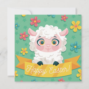 Festiva Tarjeta de vacaciones Cuta de Pascua