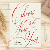 Tarjeta de vacaciones de Año Nuevo de los "festivi