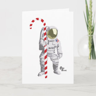 Festiva Tarjeta de vacaciones de astronauta