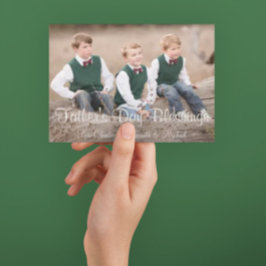 Festiva Tarjeta de vacaciones de beneficencia del Día del