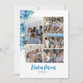 Festiva Tarjeta de vacaciones de Besties Modernos para sie