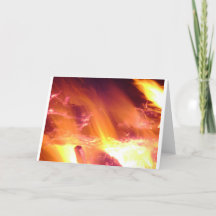 Tarjeta de vacaciones de Campfire