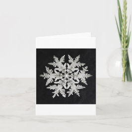 Festiva Tarjeta de vacaciones de copo de nieve 2