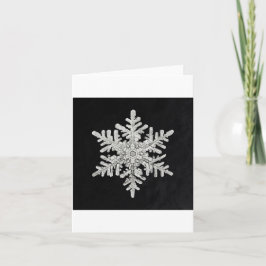 Festiva Tarjeta de vacaciones de copo de nieve 3