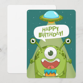 Festiva Tarjeta de vacaciones de cumpleaños feliz