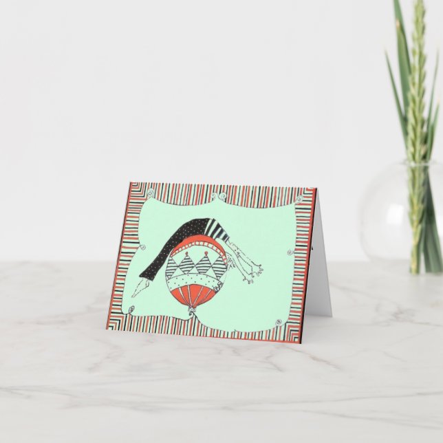 Festiva Tarjeta de vacaciones de fitness (Anverso)