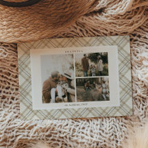 Tarjeta de vacaciones de foto 'Agradecido' de Ging