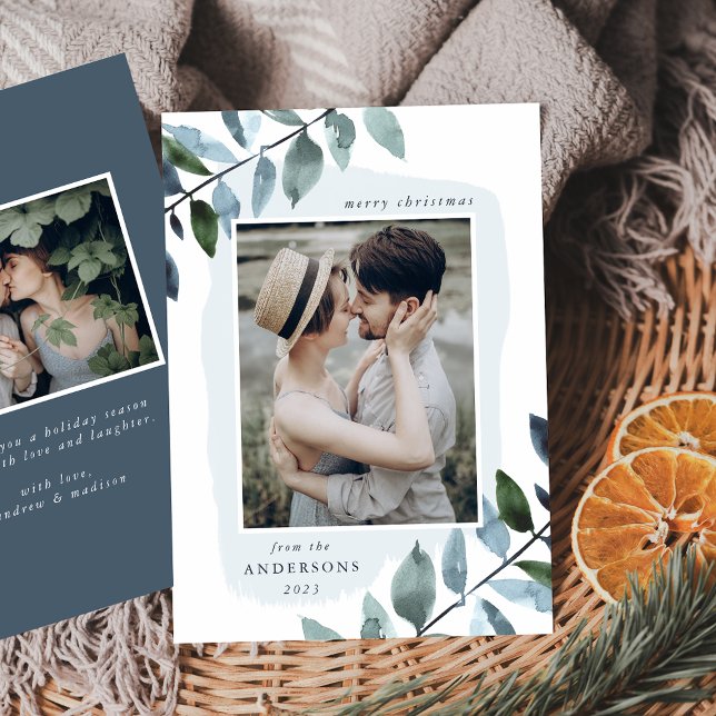 Festiva Tarjeta de vacaciones de fotos de Foliage de invie (Subido por el creador)