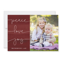 Tarjeta de vacaciones de fotos de la alegría del a