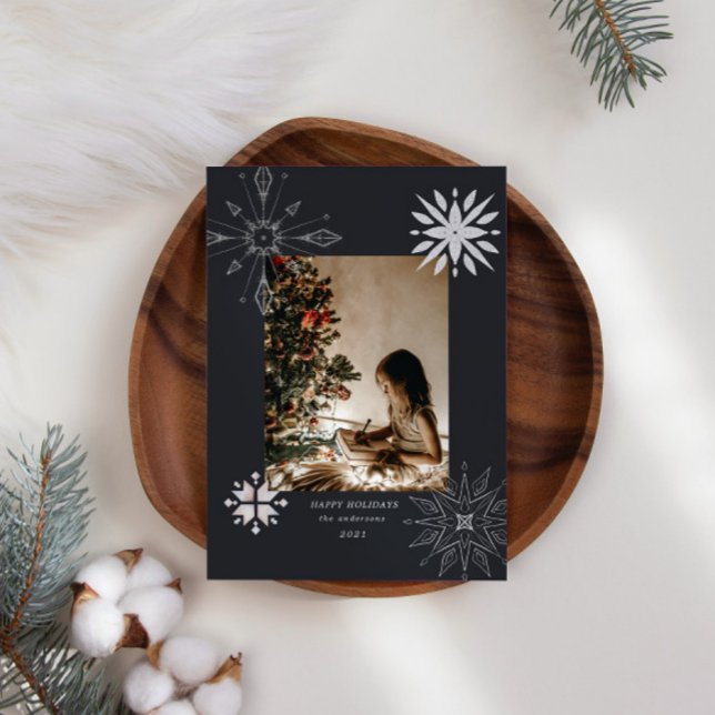 Festiva tarjeta de vacaciones de gaviota de gema de nieve  (Subido por el creador)