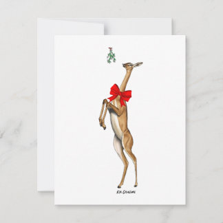 Festiva Tarjeta de vacaciones de Gerenuk