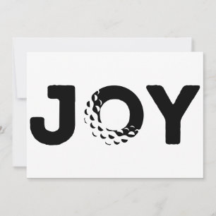 Festiva Tarjeta de vacaciones de golf Joy Flat