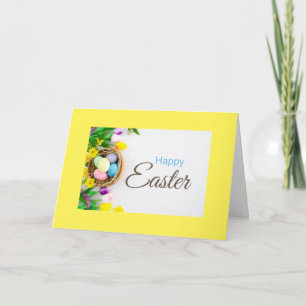 FESTIVA TARJETA DE VACACIONES DE HUEVOS SILLY EASTER WISTE