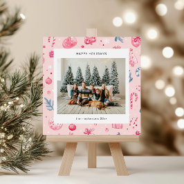 Festiva Tarjeta de vacaciones de Ilustraciones Pastel esti