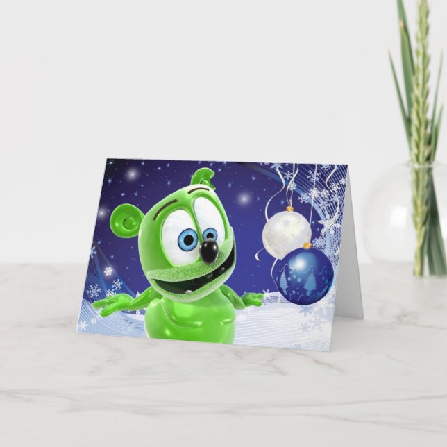 Festiva Tarjeta de vacaciones de invierno para Navidades d (Anverso)