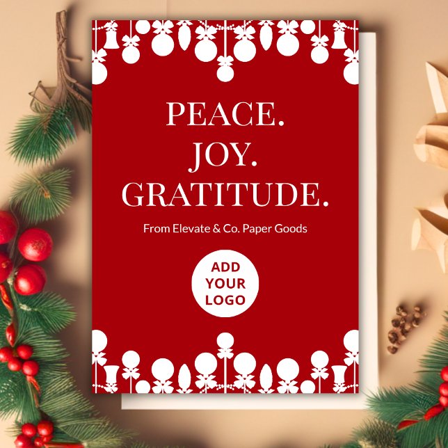 Festiva Tarjeta de vacaciones de la compañía | Mensaje de  (Subido por el creador)