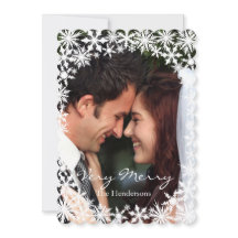 Tarjeta de vacaciones de Lacy Winter Photo