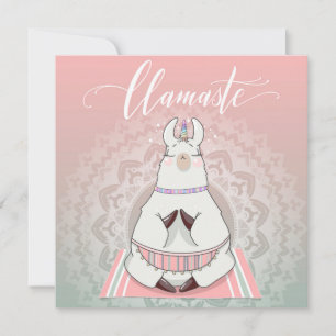 Festiva Tarjeta de vacaciones de Llama