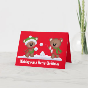 Festiva Tarjeta de vacaciones de los mejores Navidades ami