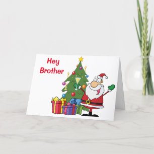 FESTIVA TARJETA DE VACACIONES DE NAVIDADES ADULTOS BROTHER