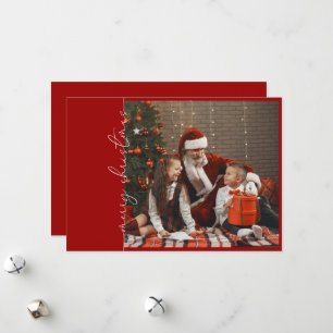 Festiva Tarjeta de vacaciones de Navidades de familiares d
