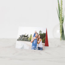 Tarjeta de vacaciones de Navidades de guion dibuja