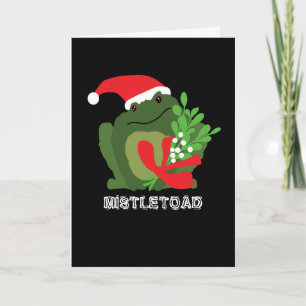 Festiva Tarjeta de vacaciones de Navidades de Mistle'toad