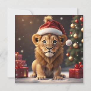 Festiva Tarjeta de vacaciones de navidades lindos