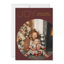 Tarjeta de vacaciones de Navidades Minimalistas de