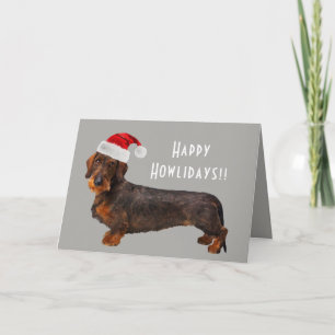 Festiva Tarjeta de vacaciones de personalizable Wire Haire