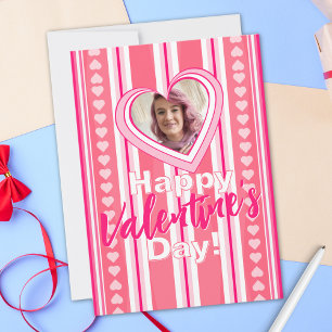 Festiva Tarjeta de vacaciones de personalizado Valentine D