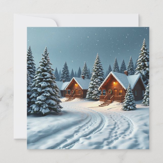 Festiva Tarjeta de vacaciones de reconocimiento al cliente (Anverso)