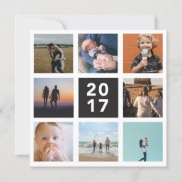 Festiva Tarjeta de vacaciones de revisión del año 2017