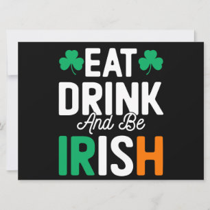 Festiva Tarjeta de vacaciones del día de San Patricio