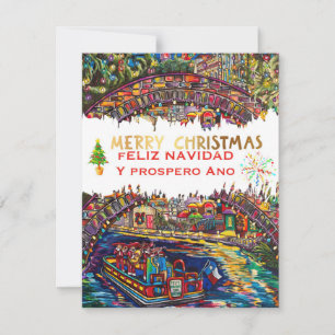 Festiva Tarjeta de vacaciones del río San Antonio