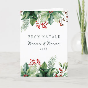 Festiva Tarjeta de vacaciones doblada