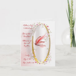 Festiva Tarjeta de vacaciones doblada 