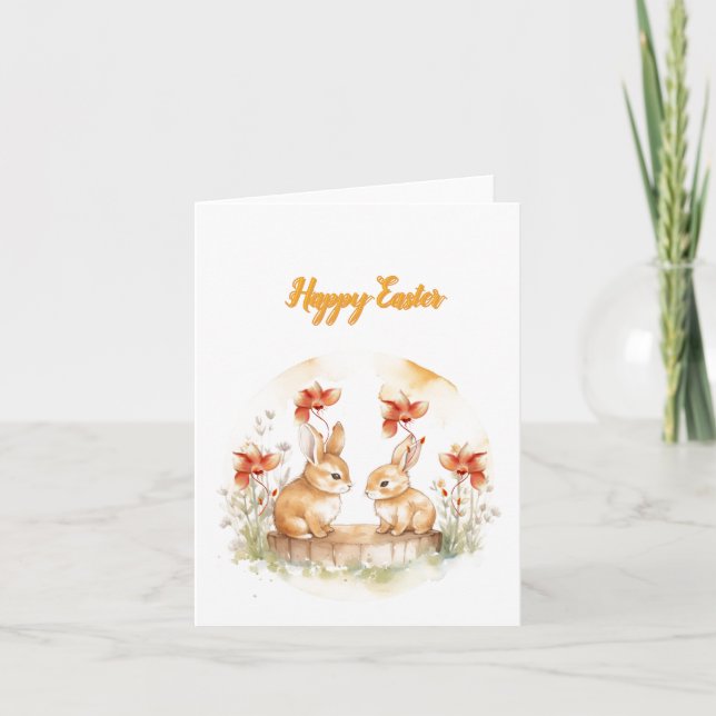 Festiva Tarjeta de vacaciones doblada (Anverso)