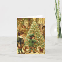 Tarjeta de vacaciones doblada