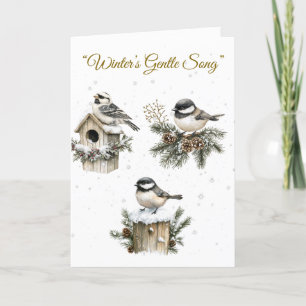 Festiva Tarjeta de vacaciones doblada: Tarjeta de esplendo