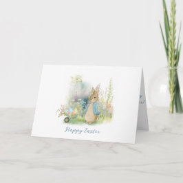 Festiva Tarjeta de vacaciones Easter Peter Rabbit