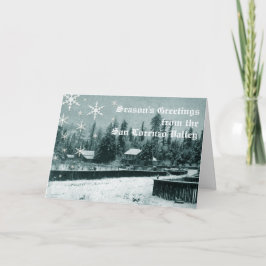 Festiva Tarjeta de vacaciones en el valle de San Lorenzo