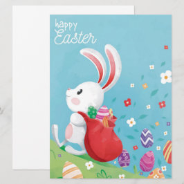 Festiva Tarjeta de vacaciones Feliz Pascua